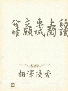 公交车上的诗请晴顾城阅读