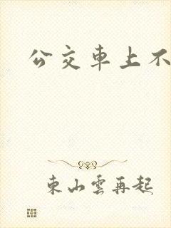 公交车上不要h