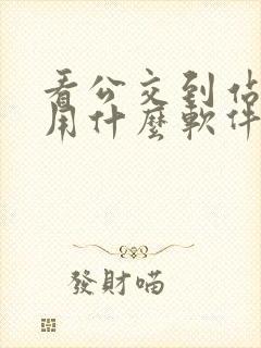 看公交到站时间用什么软件