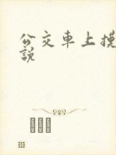 公交车上摸奶小说