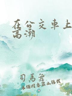 在公交车上被摸高潮