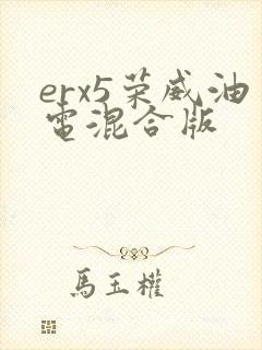 erx5荣威油电混合版
