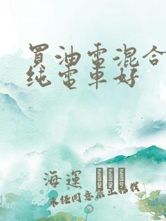 买油电混合还是纯电车好