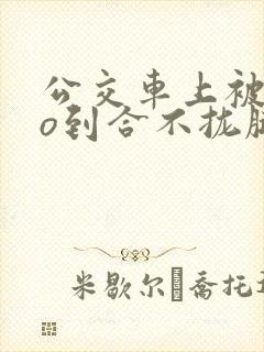 公交车上被cao到合不拢腿小说