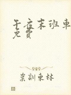 午夜末班车全集免费