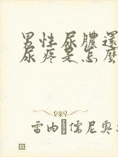 男性尿脓还有点尿疼是怎么回事