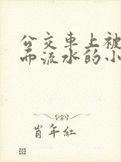 公交车上被摸下面流水的小说
