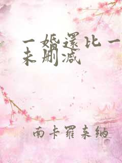 一婚还比一婚高未删减