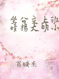 坐公交上班的苏晴杨大明小说免费阅读
