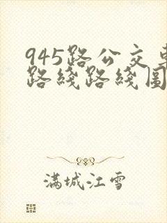 945路公交车路线路线图