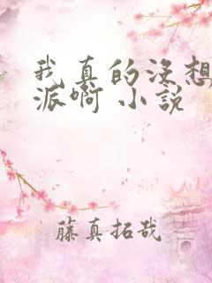 我真的没想当反派啊 小说