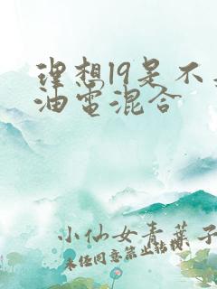 理想l9是不是油电混合