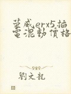 荣威erx5插电混动价格及图片