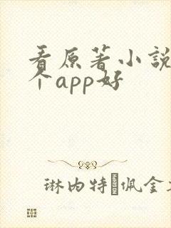 看原著小说用哪个app好