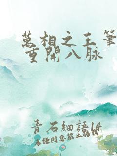 万相之王笔趣阁 重开八脉