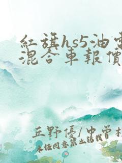 红旗hs5油电混合车报价
