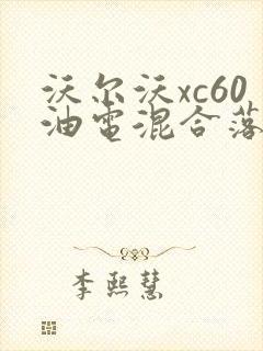 沃尔沃xc60油电混合落地多少钱