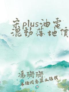 宋plus油电混动落地价明细