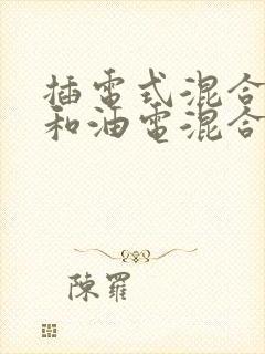 插电式混合动力和油电混合哪个好