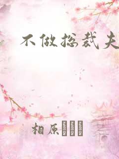 不做总裁夫人