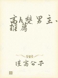 高h双男主小说推荐