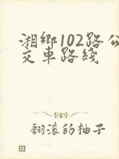 湘乡102路公交车路线
