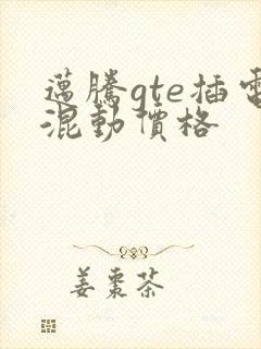 迈腾gte插电混动价格