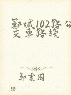 郓城102路公交车路线