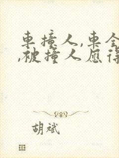 车撞人,车全责,被撞人应得哪些赔偿