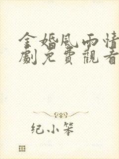 金婚风雨情电视剧免费观看