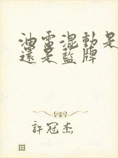油电混动是绿牌还是蓝牌