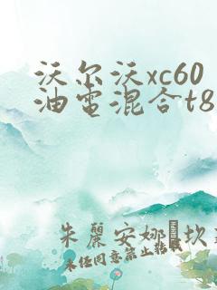 沃尔沃xc60油电混合t8