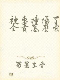被车撞伤了对方全责怎么索赔