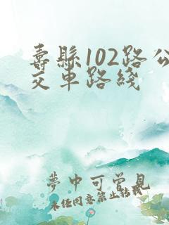 寿县102路公交车路线