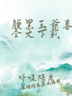 腹黑王爷喜当爹全文下载
