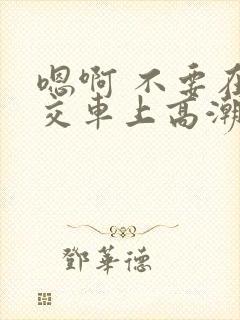 嗯啊 不要在公交车上高潮