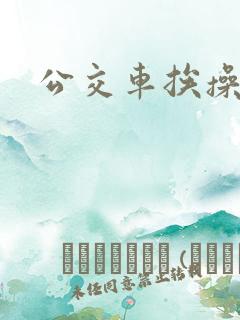 公交车挨操