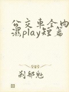 公交车全肉高h湿play短篇