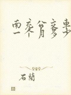 南充公交车司机一个月多少钱