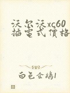 沃尔沃xc60插电式价格多少钱