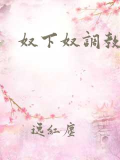 奴下奴调教小说
