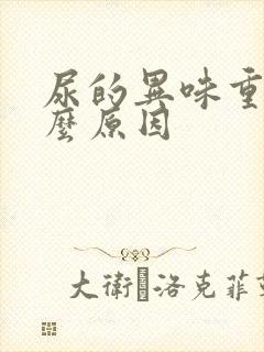尿的异味重是什么原因
