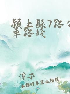 颍上县7路公交车路线