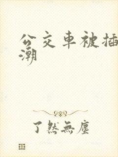 公交车被插入高潮