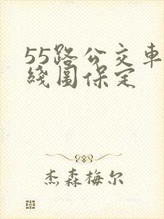 55路公交车路线图保定