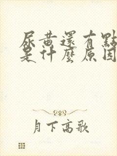尿黄还有点味道是什么原因