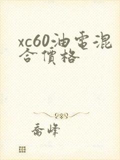 xc60油电混合价格