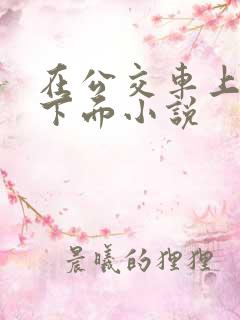 在公交车上被摸下面小说