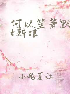 何以笙箫默txt新浪