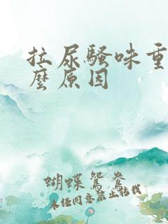 拉尿骚味重是什么原因